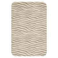 WC-VORLEGER Sand - Wellen - Beige WC Teppich 40x60 cm - Beige, Textil (40/1cm) - OnlyWow