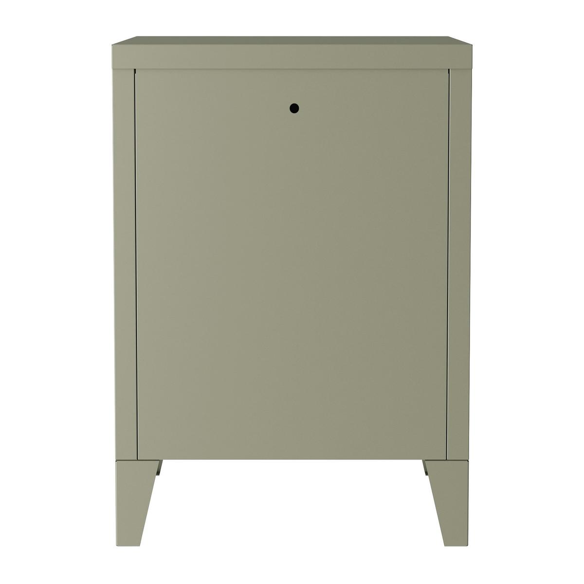 NACHTSCHRANK Inari - Braun, Metall (40/57/30cm) - [en.casa]