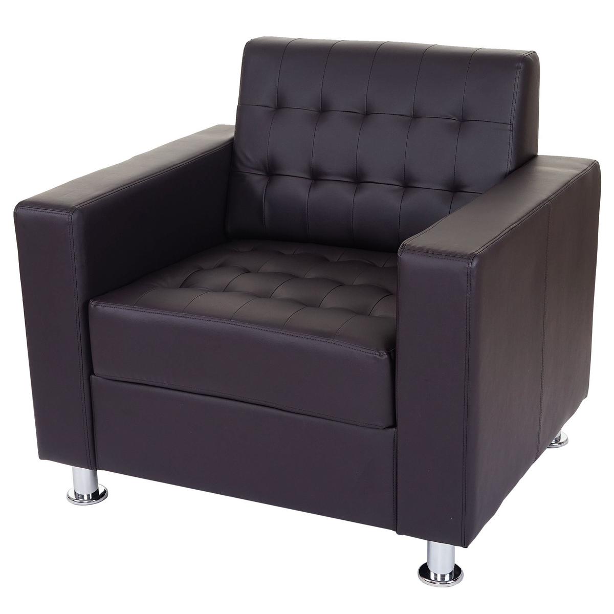 SOFAGARNITUR Dunkelbraun - Dunkelbraun, Textil (89/82/75cm) - MCW