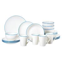 KOMBI-SET Adela blau 20-tlg. - Blau, Keramik (2/2/2cm) - Ritzenhoff Breker