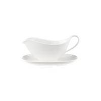 SAUCIERE MIT UNTERTASSE Anmut weiß - Weiß, Keramik (2/2/2cm) - Villeroy & Boch