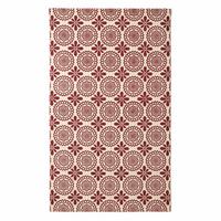 BAUMWOLLTEPPICH Cassia gemustert 90/150 cm - Rot, Textil (90/150cm) - Homescapes