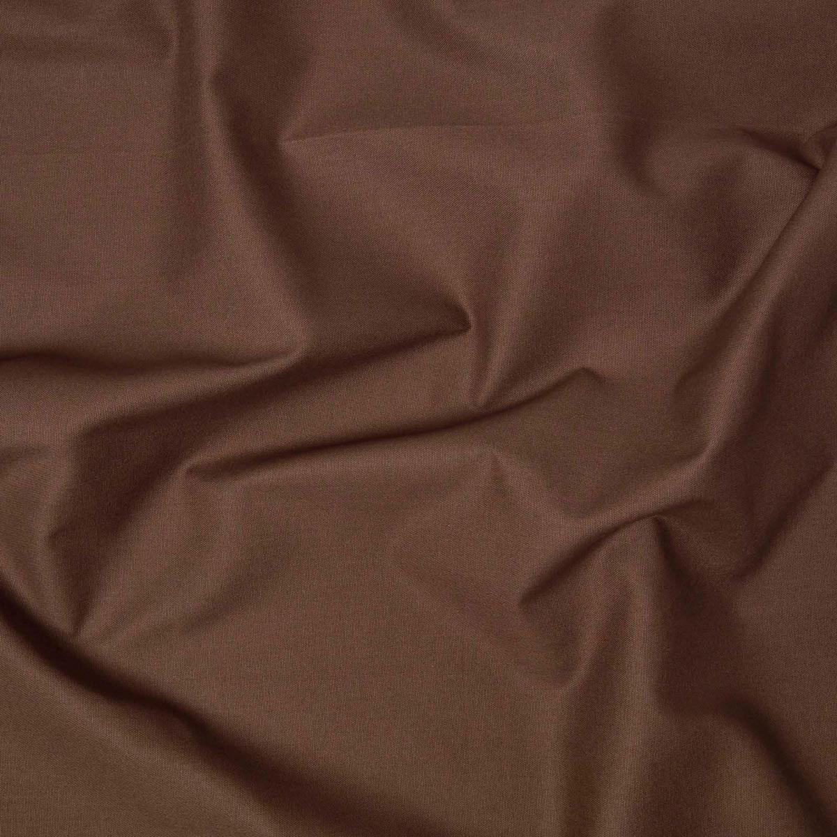 BAUMWOLLSTOFF Meterware braun, 150 cm - Braun, Textil (150/100cm) - Homescapes