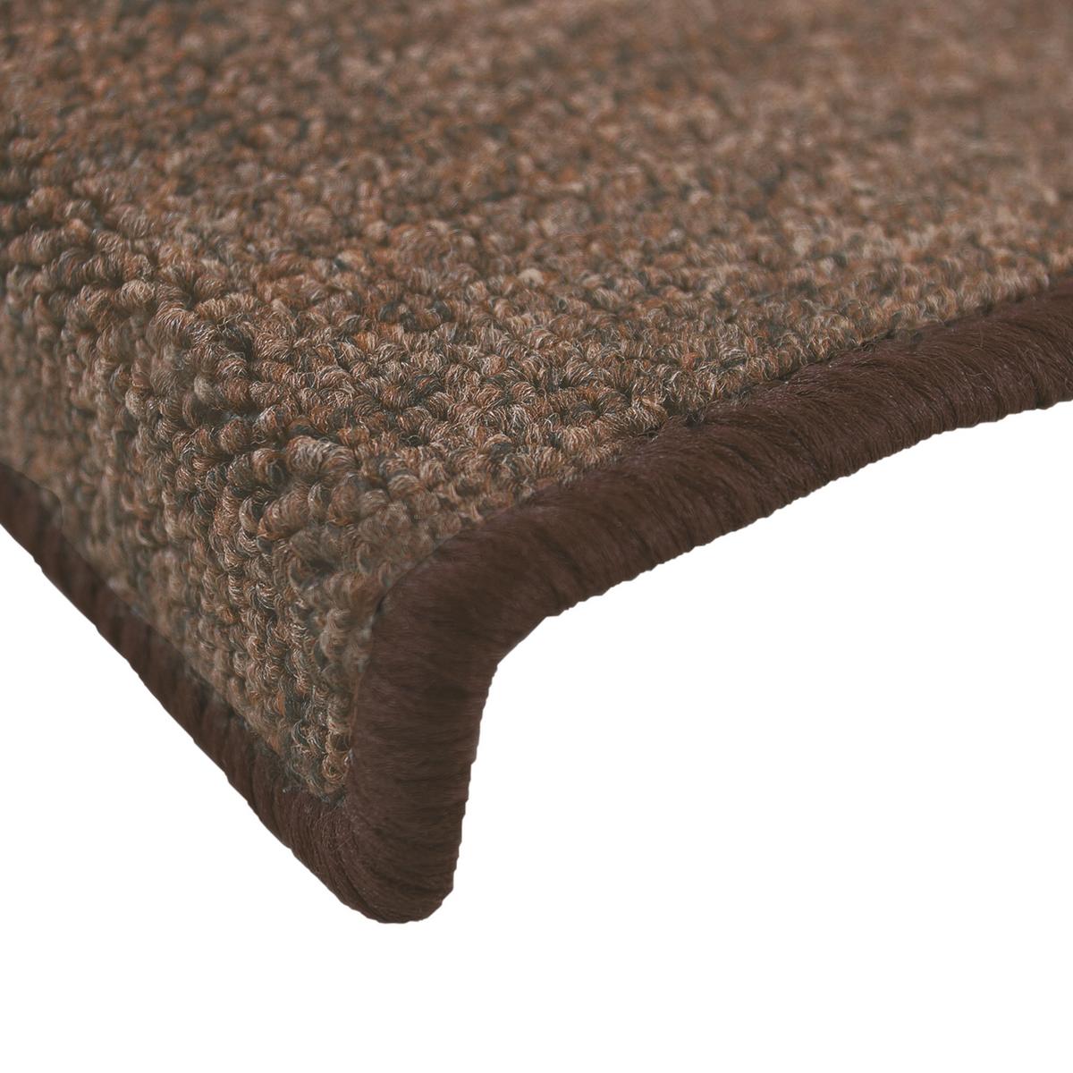 STUFENMATTE ProStair 56/20 cm Braun 15tlg - Braun, Textil (56/20/1cm) - Beautissu 
