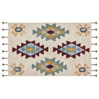 KURZFLOR-TEPPICH Duzce 200/140 cm - Multicolor, Textil (140/200cm) - Beliani