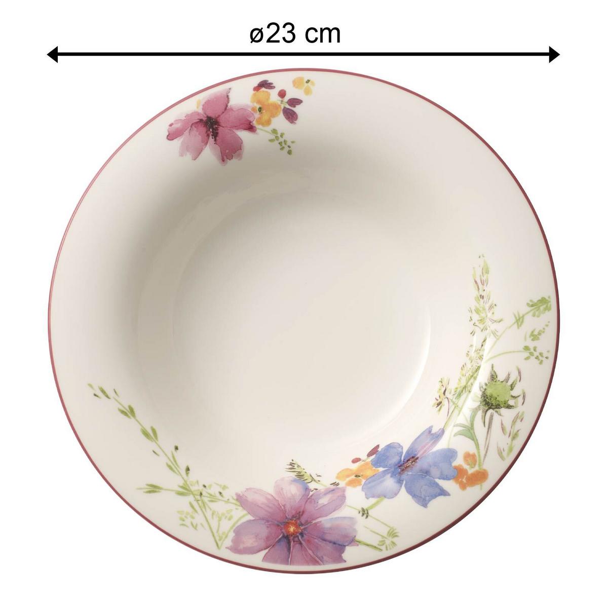 SUPPENTELLER Mariefleur Basic bunt ø 23 cm - Multicolor, Keramik (23cm) - Villeroy & Boch