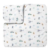 BABY Bambus-Bettwäsche Polizei - Weiß, Textil (75/75cm) - waldin