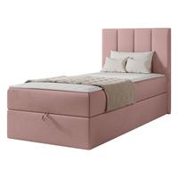 BOXBETT Rebos Single - H3 - Rosa, Holz/Textil (90/200cm) - MIRJAN24