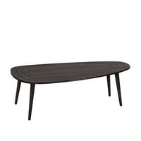 COUCHTISCH mit abgerundeten Kanten 115/50/38 cm - Anthrazit, Holzwerkstoff (136/50/38cm) - Calicosy