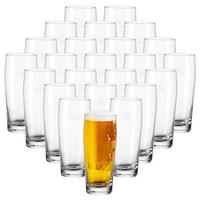 WILLI BECHER GEEICHT Willy transparent 0,5 l 24er Set - Transparent, Glas (0.5L) - Van Well