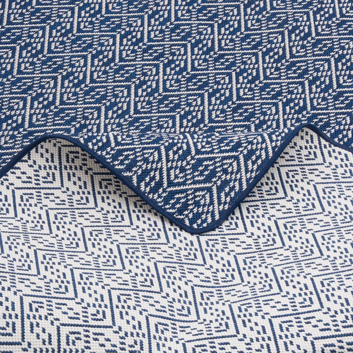 IN- UND OUTDOOR TEPPICH LÄUFER BEIDSEITIG CAPE COD - Dunkelblau, Textil (100/300cm) - Snapstyle