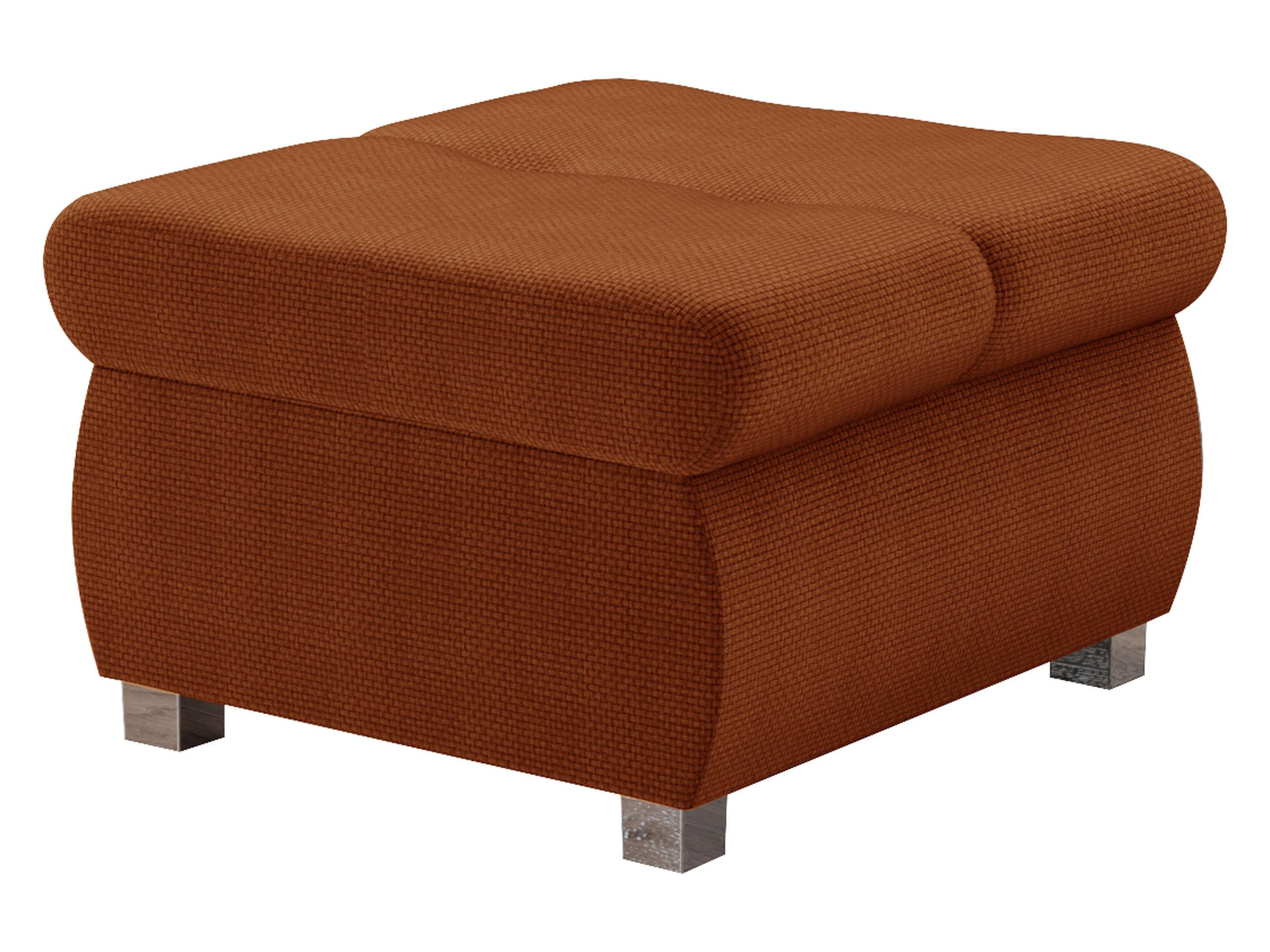 POLSTERHOCKER Orkan Klein - Silberfarben/Braun, Holz/Textil (60/39/60cm) - MIRJAN24