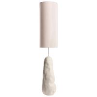 STEHLAMPE Beige Selb - Beige, Keramik (28/28/136cm) - Beliani