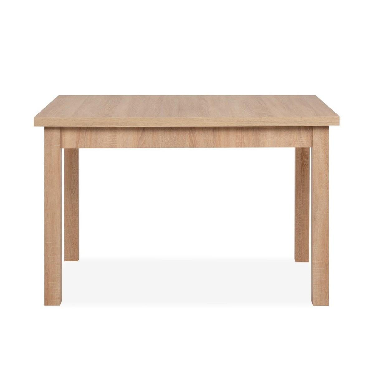 ESSTISCH ausziehbarer eichenoptik longford 120/80/76 cm - Eschefarben, Holzwerkstoff (31.5/80/76cm) - Calicosy