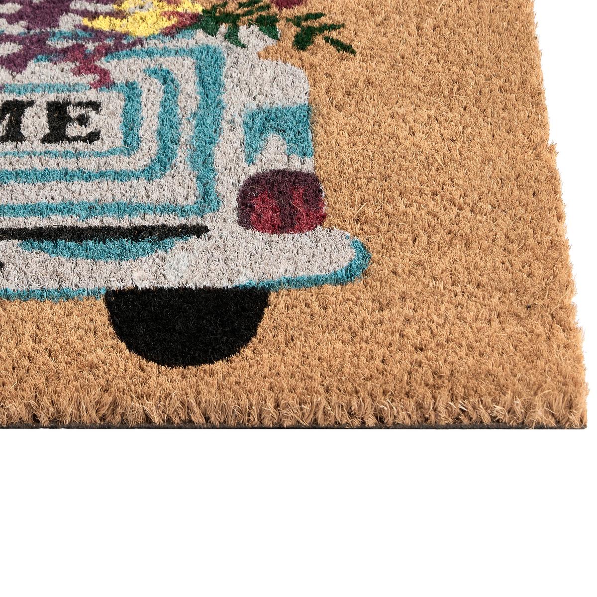 FUSSMATTE Naturfarben 40/60 cm Kokosfasern Cabiao - Naturfarben, Textil (40/60cm) - Beliani