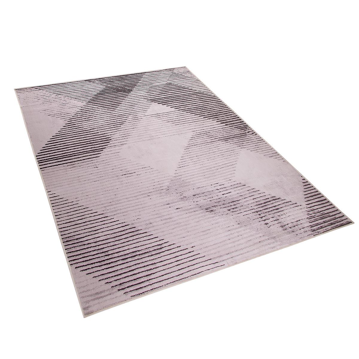 KURZFLOR-TEPPICH Kale 230/160 cm - Pink, Kunststoff (160/230cm) - Beliani
