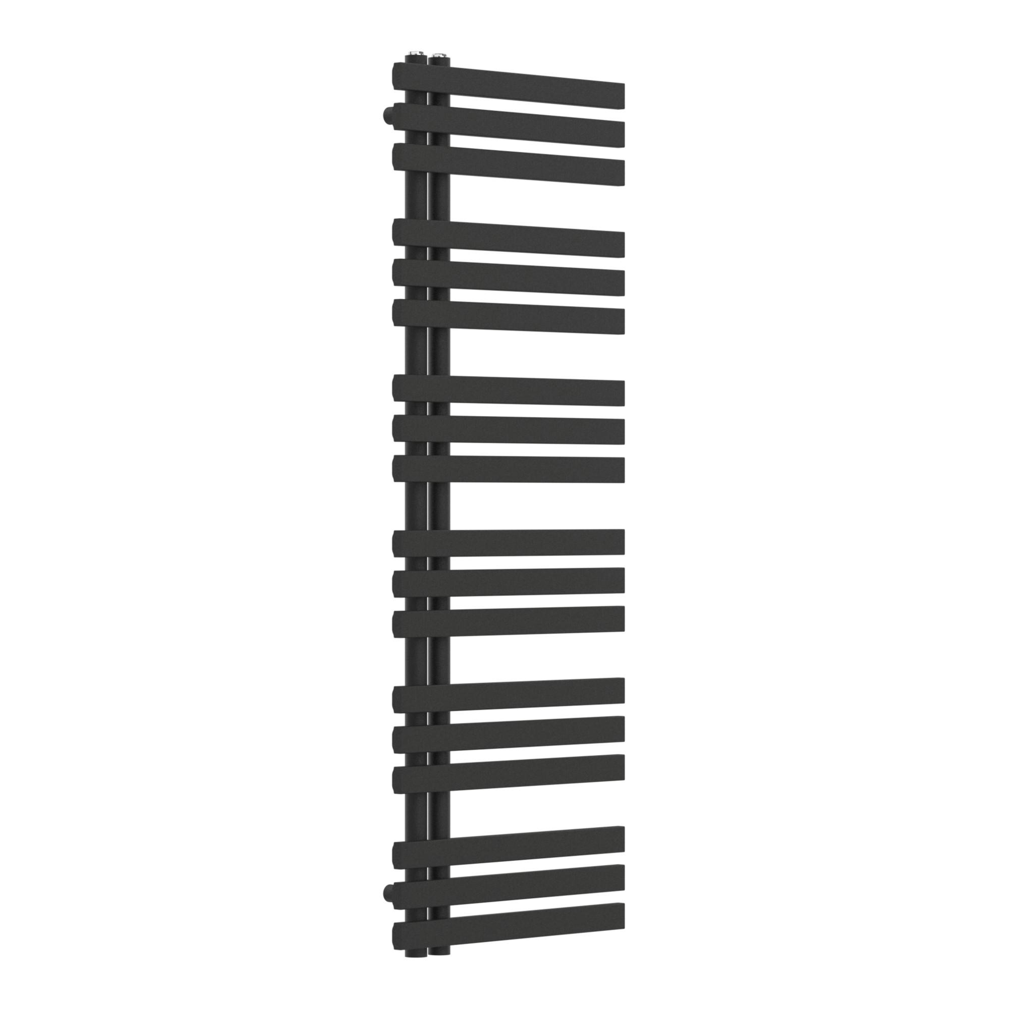 HANDTUCHHEIZKÖRPER Slidre - Schwarz, Metall (50/140/5.4cm) - [neu.haus]