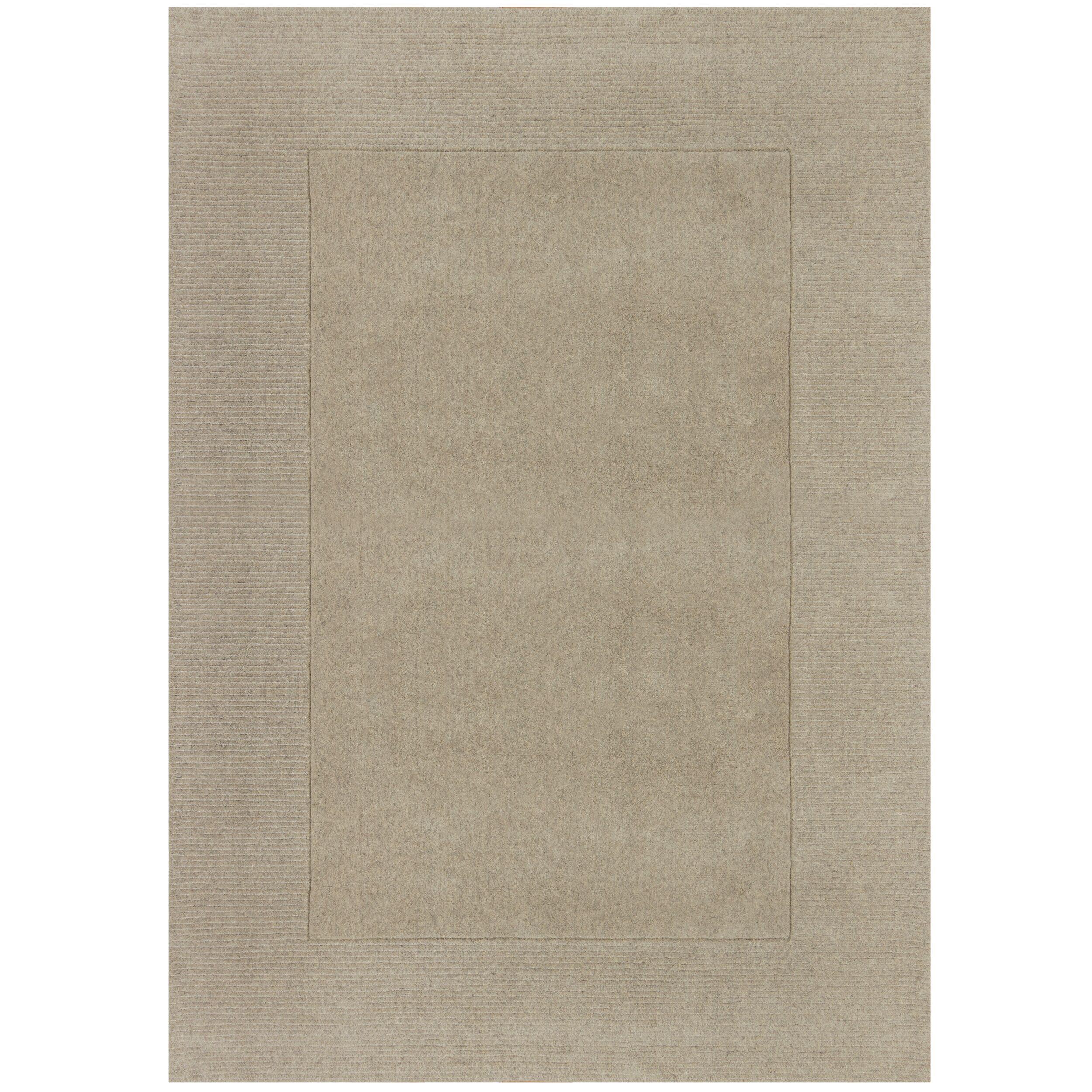 WOLLTEPPICH MOLE, einfarbig, Natur, 120 x 170 cm - Beige, Textil (170/120cm) - KADIMA DESIGN
