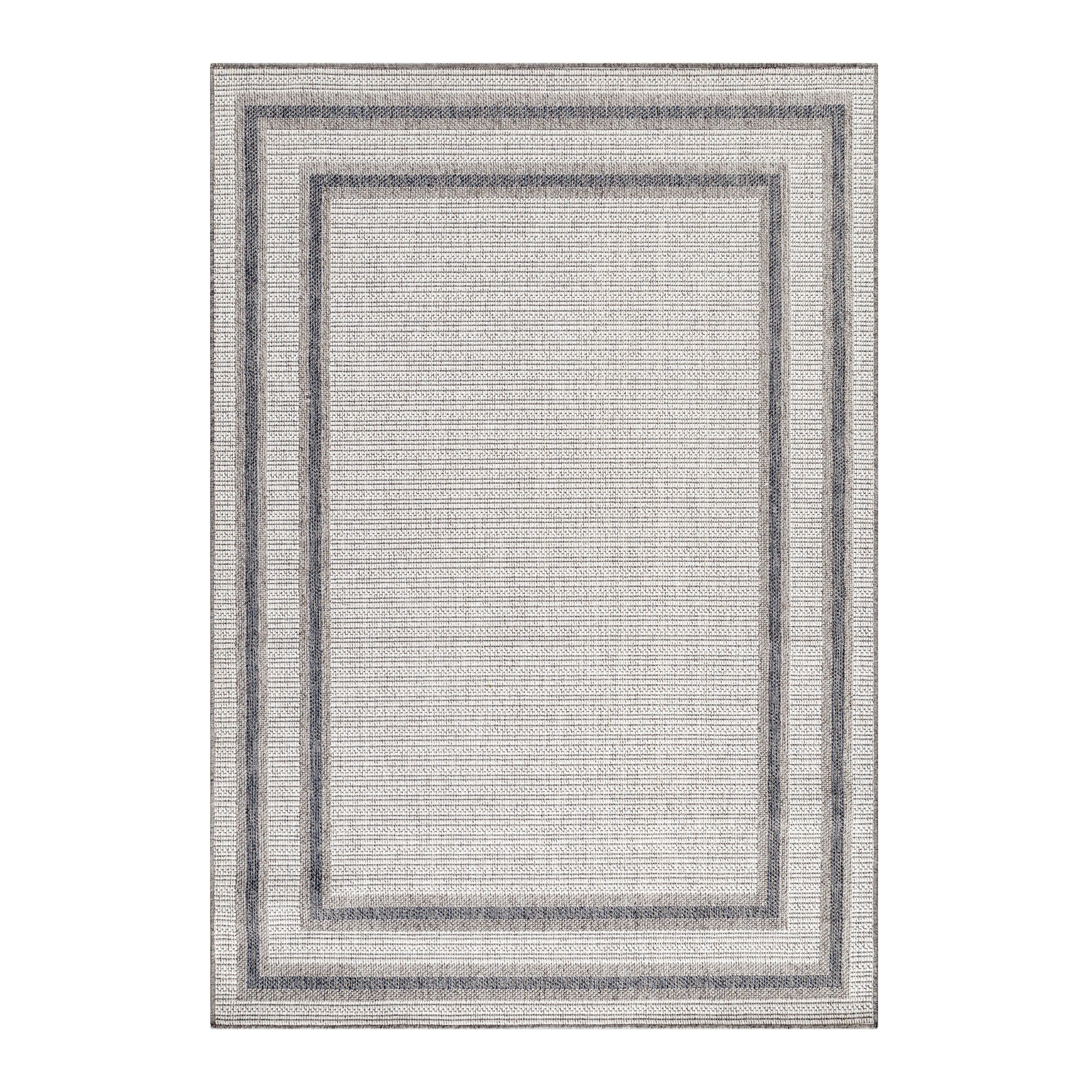 OUTDOORTEPPICH LIRIA, mit Bordüre, Creme, 160 x 230 cm - Beige, Textil (230/160cm) - KADIMA DESIGN
