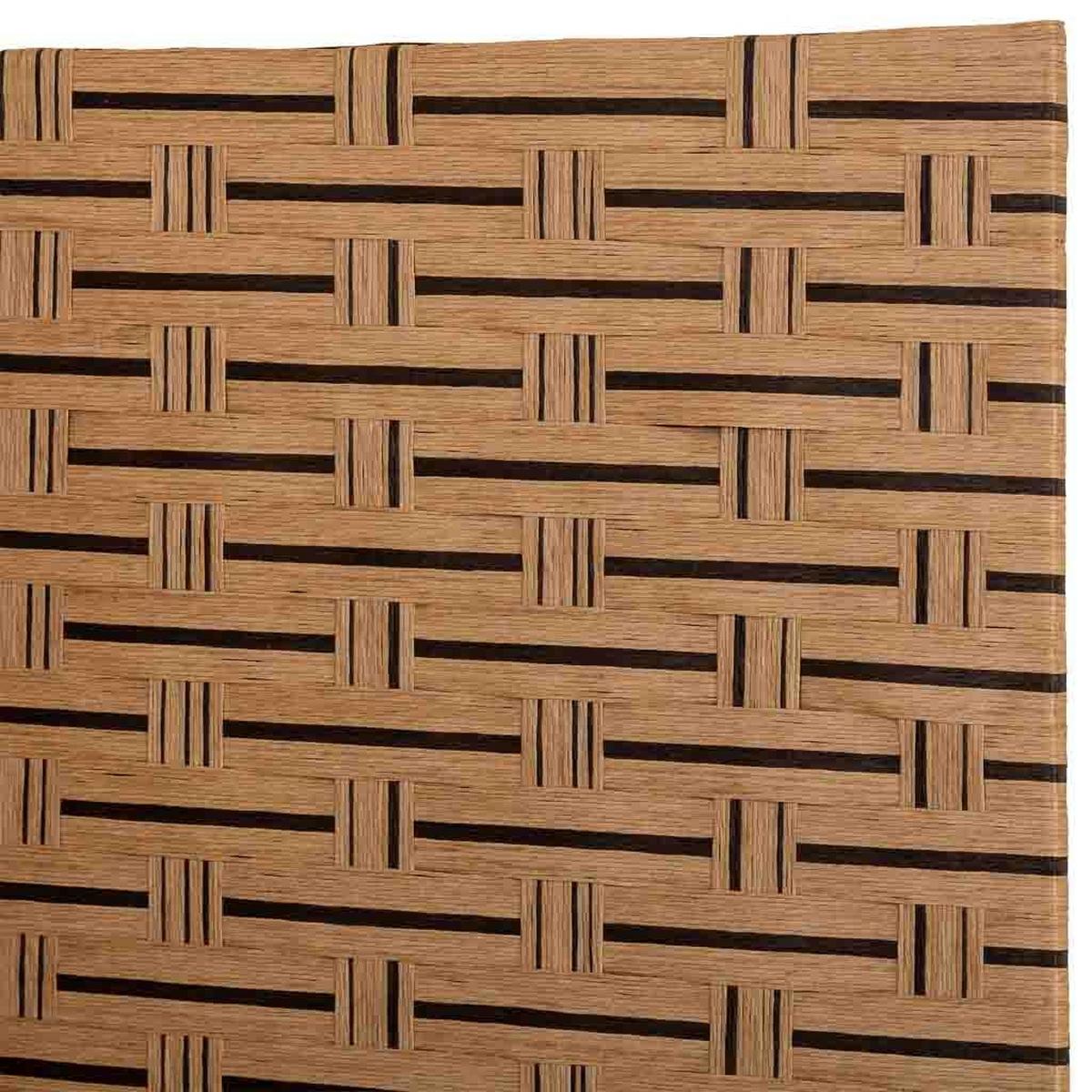 PARAVENT aus geflochtenem Papier mit 4 PANEELE, 3x180cm - Braun, Papier (200/180/3cm) - Wanderlust