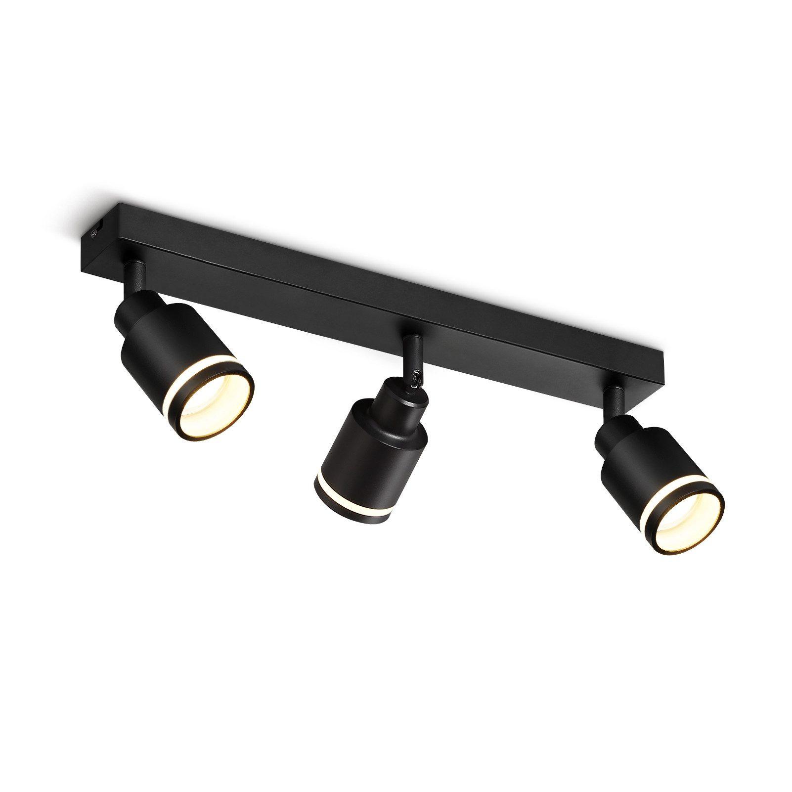 STRAHLER Fantastisch 3-flammig 42/5/15.7 cm - Schwarz, Metall (42/5/15.7cm) - ZMH