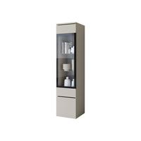 HÄNGEVITRINE Vera 002 mit LED Beleuchtung - Kaschmir/Alufarben, Holzwerkstoff/Kunststoff (30/130/33cm) - MIRJAN24