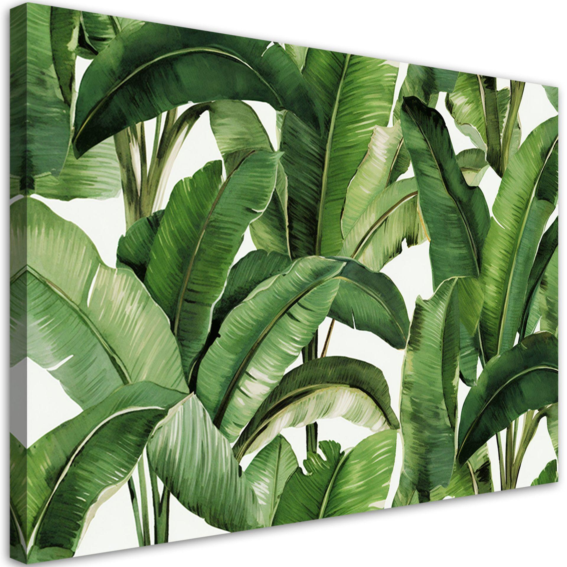 KUNSTDRUCK Grün 90/60 cm - Grün, Textil (90/60cm) - KUNSTLOFT