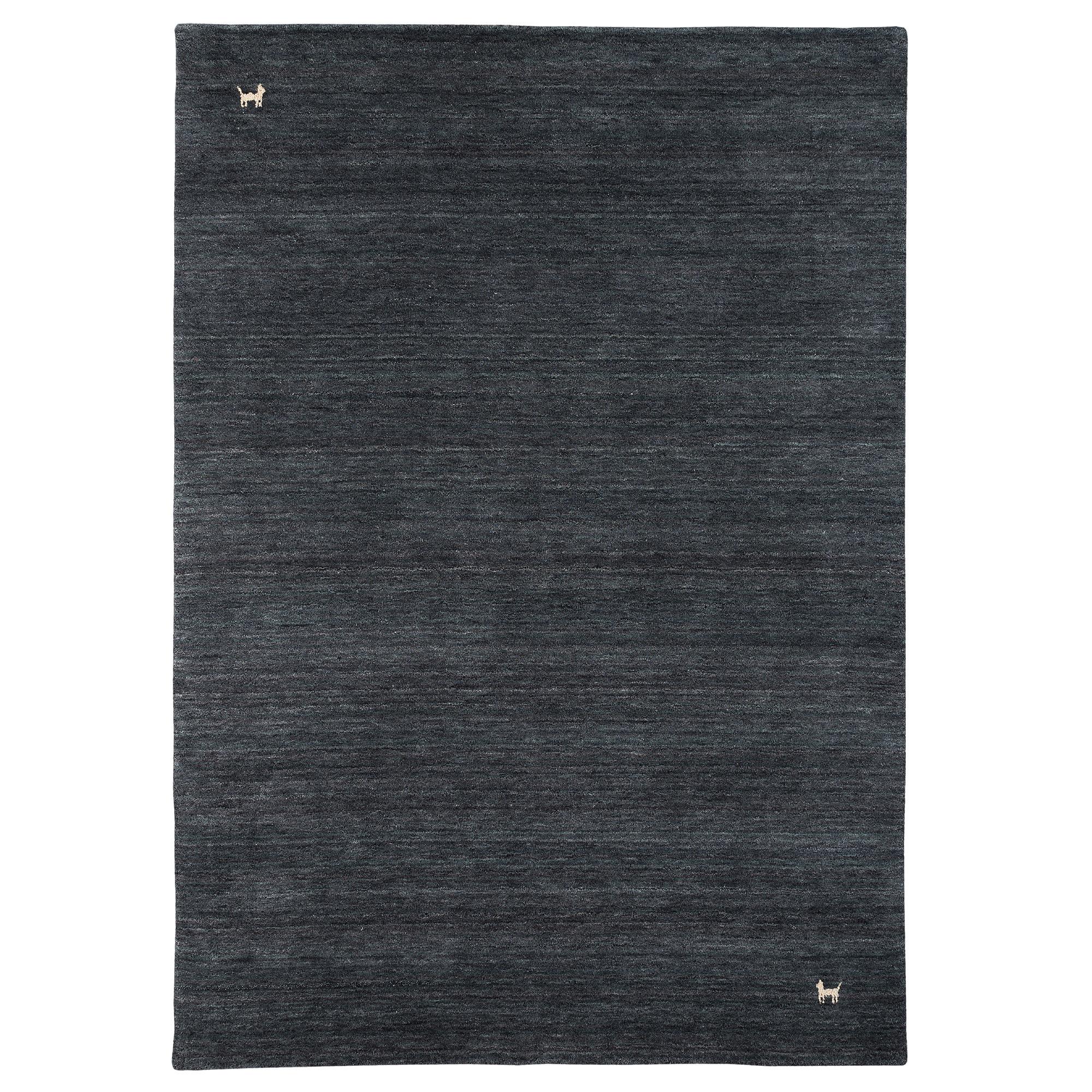 NATUR TEPPICH INDO NEPAL GABBEH SHIVA - Anthrazit, Textil (200/200cm) - Pergamon