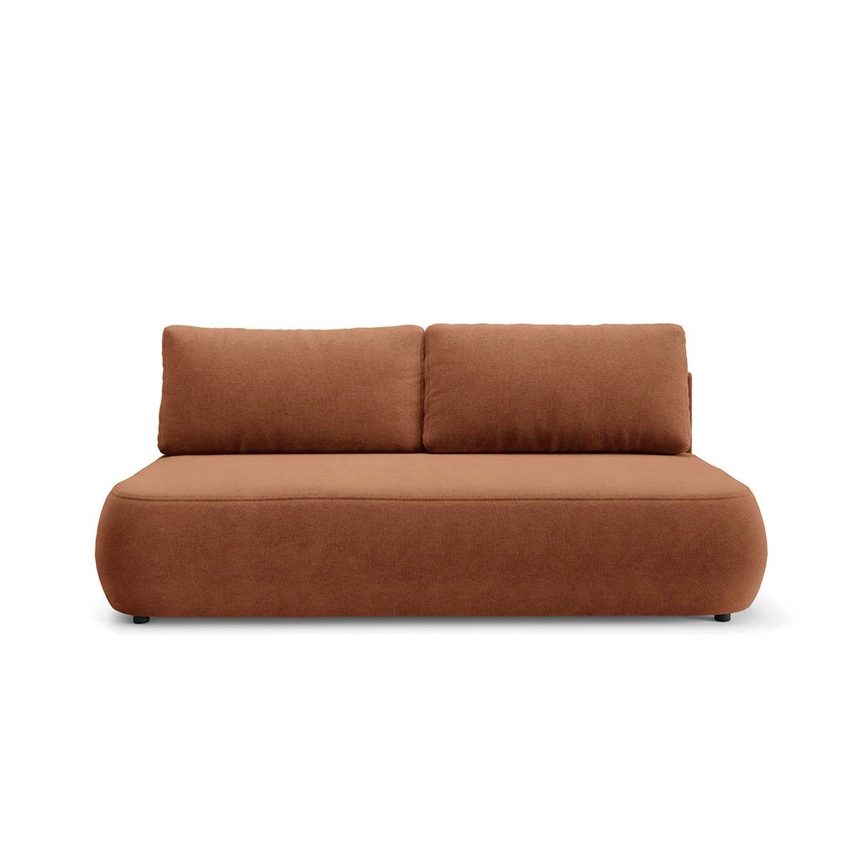 SOFA Antonio 3 Sitzplätze Terracotta - Terracotta, Holz (210/82/106cm) - Petits-meubles