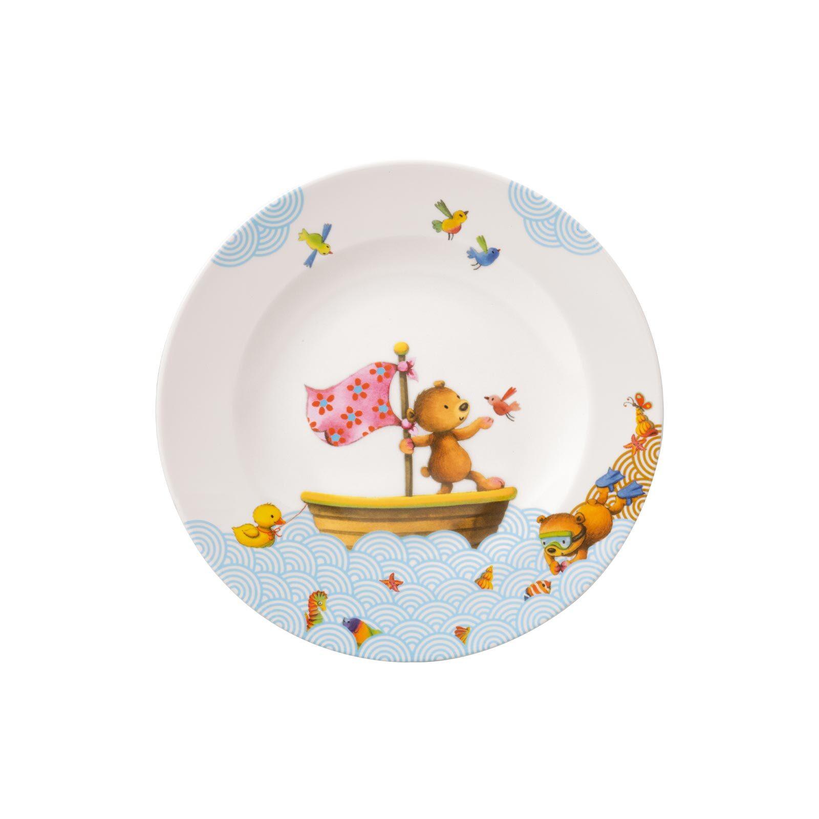 KINDERTELLER Happy as a Bear bunt ø 21,5 cm - Multicolor, Keramik (21.5/1.6/21.5cm) - Villeroy & Boch