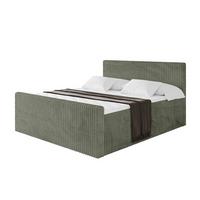 BOXBETT mit Matratze H3 und Lattenrost - TOLO-Z - 180x200 Cord - Olive - Olivgrün, Holzwerkstoff (180/200cm) - ALTDECOR