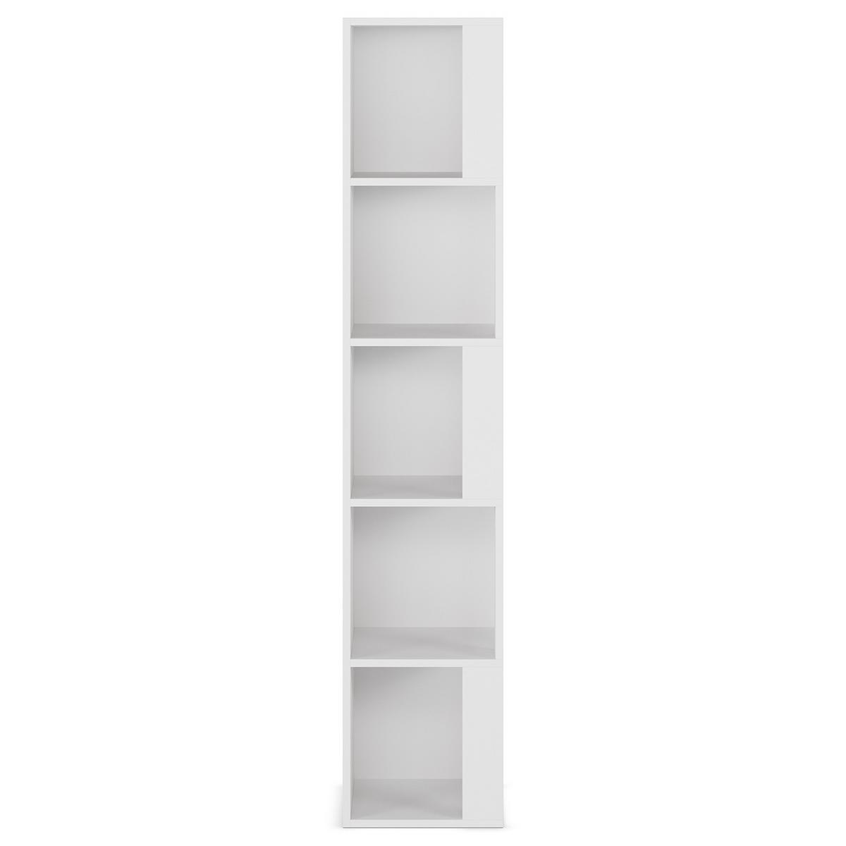 REGAL Fiyi 5 fächern weiße Farbe - Weiß, Holzwerkstoff (31/160/31cm) - VS Venta-stock