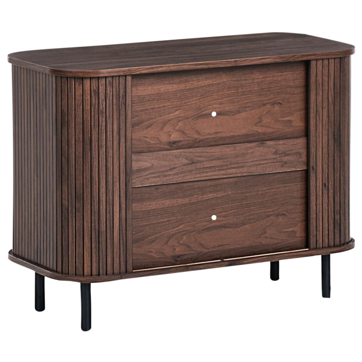 SIDEBOARD Braun Bradley - Braun, Holzwerkstoff (80/60/40cm) - Beliani