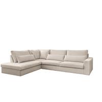 ECKSOFA Thora - Weiß, Holzwerkstoff/Textil (315/245cm) - Fun Möbel