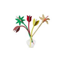 DEKOFIGUR Kräftige Blumenstiele 15/41 cm - Multicolor, Wellpappe (15/41/15cm) - Studio Roof