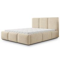 POLSTERBETT ARSIL 140x200 cm mit Bettkästen - Creme - Creme, Holz/Textil (140/200cm) - MASSENO