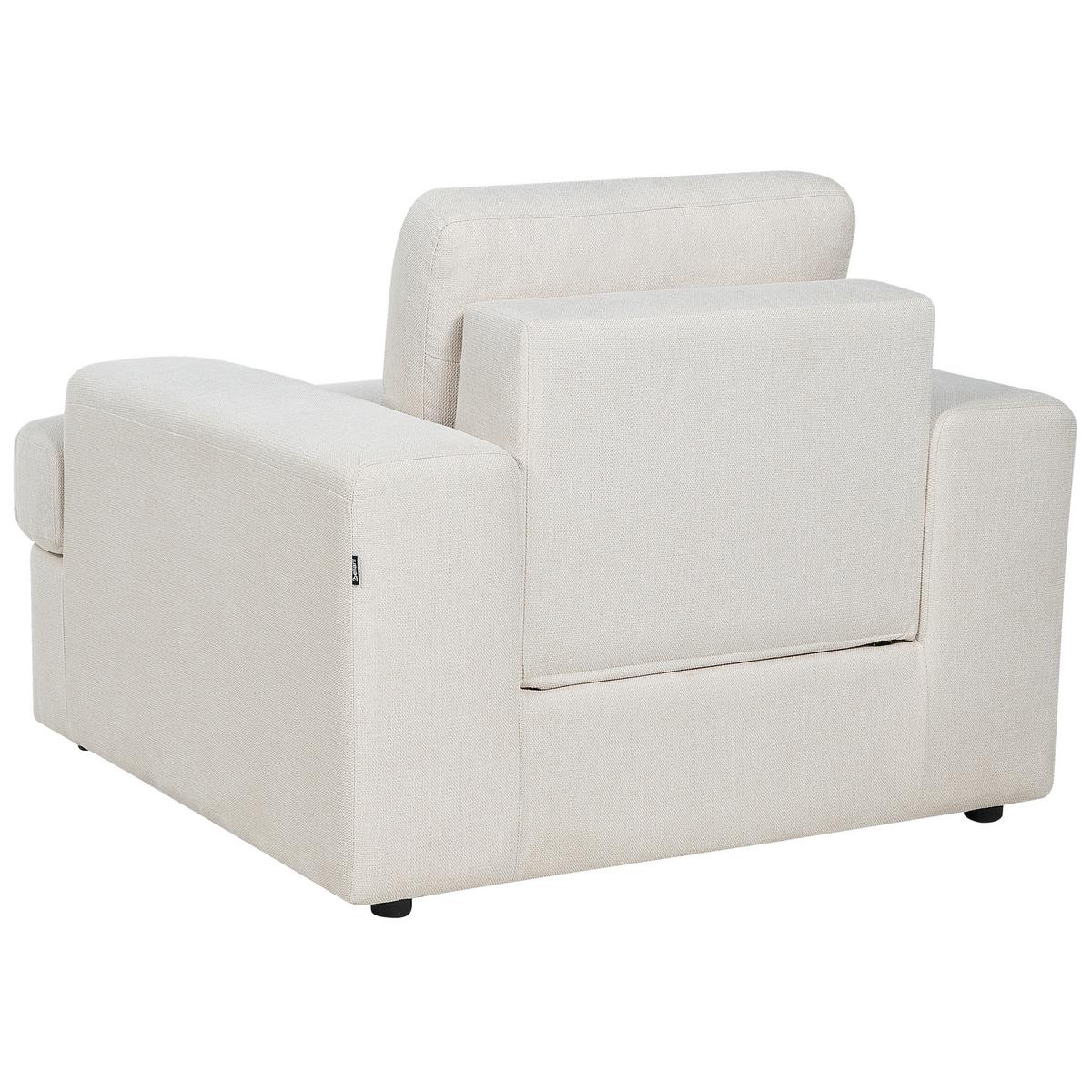 SESSEL 2er-Set hellbeige Alla - Beige, Textil (108/85/103cm) - Beliani