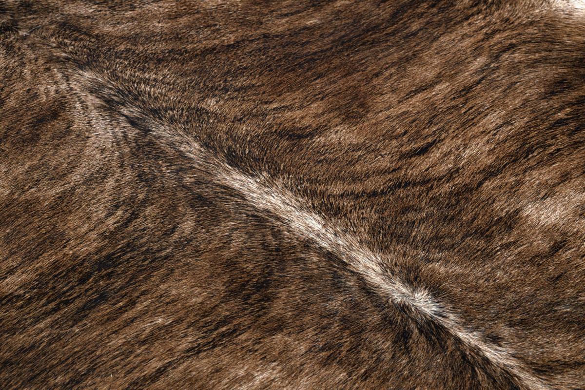 TEPPICH Künstliches Rindsleder 155/195 cm - Braun, Textil (155/195cm) - rugsX