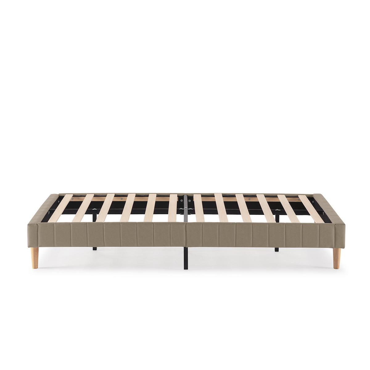 POLSTERBETT 90x190 cm Eris, Beige - Beige, Textil (192/92/30cm) - VS Venta-stock