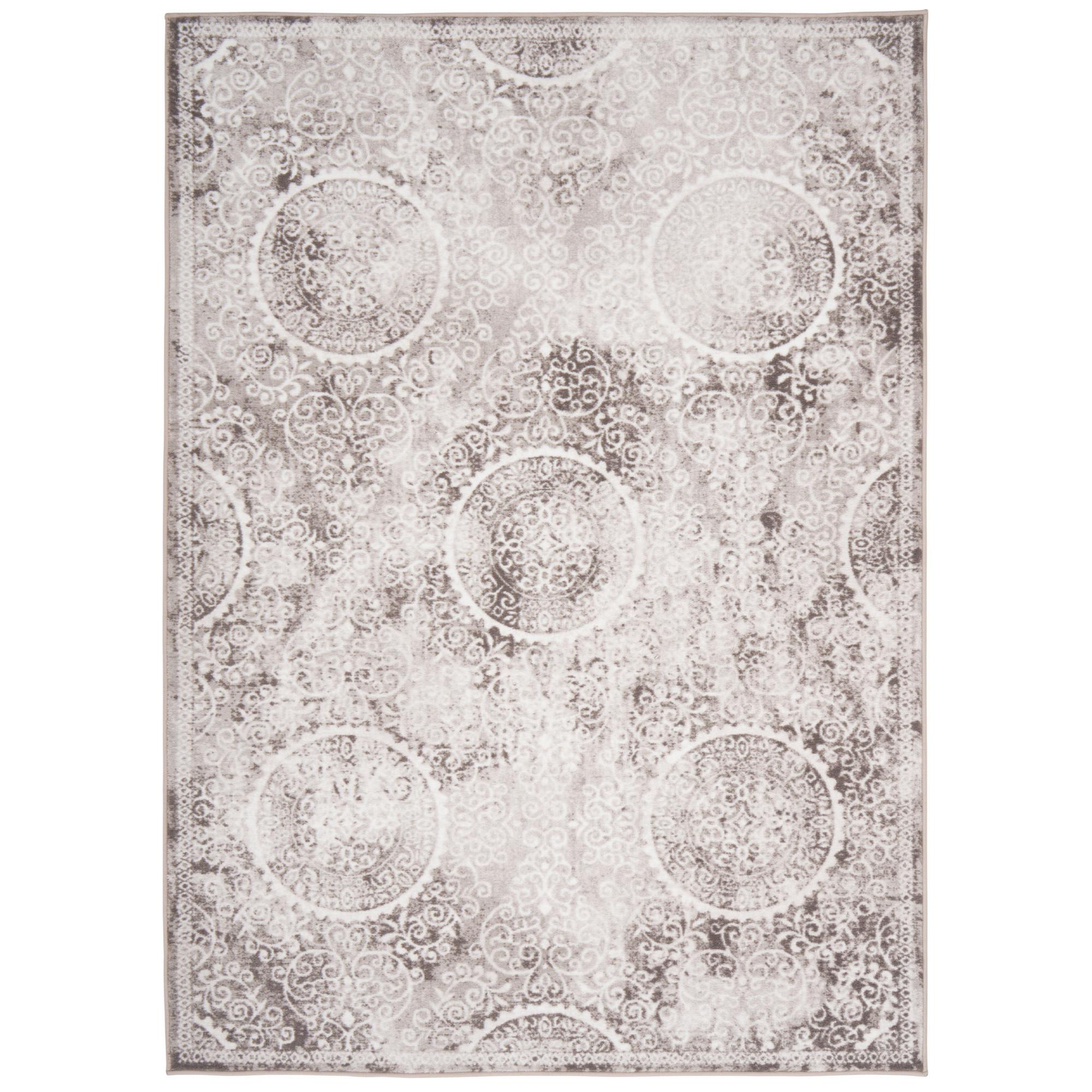 DESIGNER TEPPICH TAWIRA VINTAGE KLASSIK BAROCK - Grau, Textil (200/290cm) - Pergamon