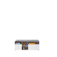 LOWBOARD GALIA 120/45/45 cm, Taupe - Taupe/Weiß, Holzwerkstoff (120/45/45cm) - MASSENO