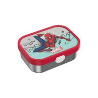 EDELSTAHL-BROTDOSE MIT GABEL Campus Spiderman 18 x 13 cm - Rot, Kunststoff/Metall (13.2/6.1/17.8cm) - Mepal