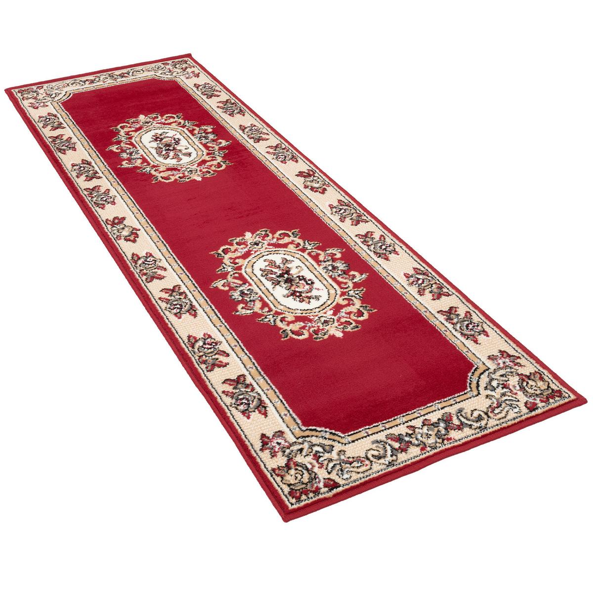 ORIENT VELOURS TEPPICH LÄUFER TRENDLINE - Rot, Textil (70/140cm) - Pergamon