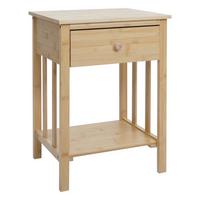 NACHTTISCH rechteckig Beige - Beige, Holz (40/55/30cm) - MCW
