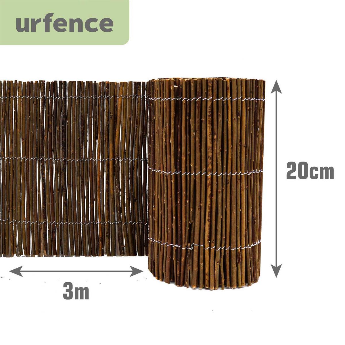 BEETEINFASSUNG Weide - 300x20 cm - Braun - Braun, Naturmaterialen (0.9/20cm) - urfence
