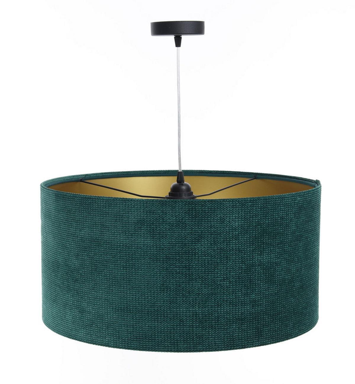 HÄNGELEUCHTE Grün 40/20 cm - Goldfarben/Grün, Kunststoff (40/0.4/20cm) - ONZENO