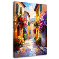 LEINWANDBILD Städte & Architektur 70x100cm - Multicolor, Textil (70/100cm) - Feeby