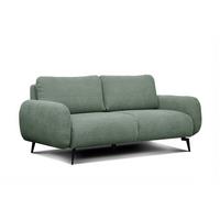 SOFA FEBE 3-Sitzer, salbeigrün - Salbeigrün/Schwarz, Holz/Textil (190/82/96cm) - Wozimo