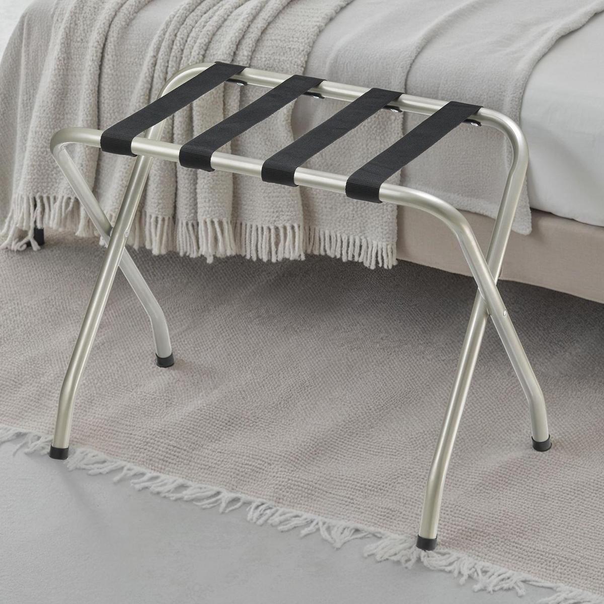 KOFFERSTÄNDER LUGGAGE champagne - Champagner, Metall (67/54/40cm) - IDIMEX
