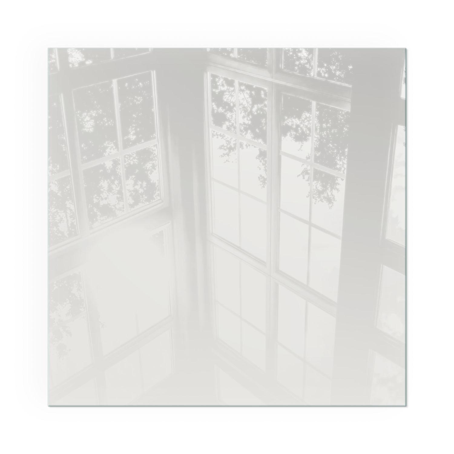 GLASPLATTE für Kamin 50x50 cm - Grau, Glas (50/50/0.4cm) - TULUP